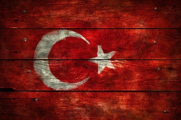 Wall Mural - türkische flagge