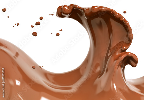 Dekoracja na wymiar  powitalny-renderowanie-3d-czekolady