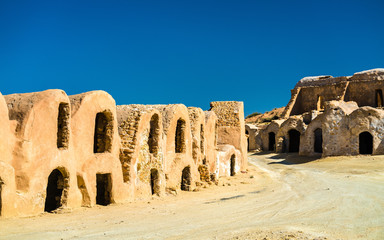 Canvas Print - Ksar Hallouf, a fortified village in the Medenine Governorate, Southern Tunisia