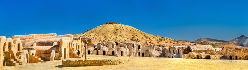 Sticker - Ksar Hallouf, a fortified village in the Medenine Governorate, Southern Tunisia