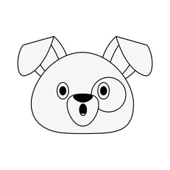 Sticker - Cute dog cartoon