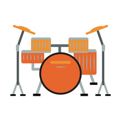 Sticker - Drum music instrument