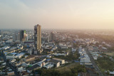 Fototapeta  - KhonKaen City in Thailand aerial view from drone