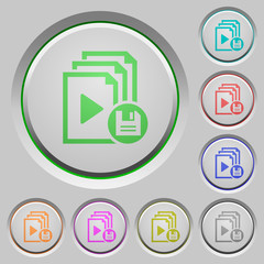 Sticker - Save playlist push buttons