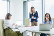 © Dmitry Zimin - Happy business women working at office