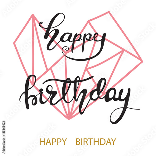Download Lettering Happy Birthday Design Letter