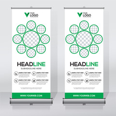 Wall Mural - Roll up sale banner design template, abstract background, pull up design, modern x-banner, rectangle size.