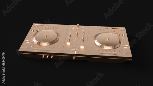 Brass DJ Decks Canvas Print