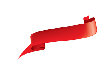 vector red ribbon