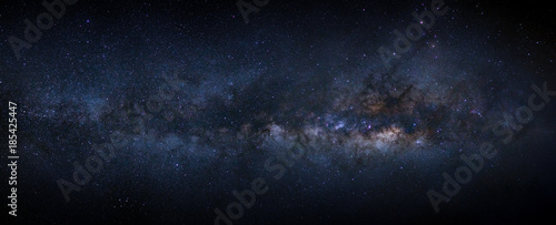 Fotografía Panorama milky way galaxy with stars and space dust in the universe