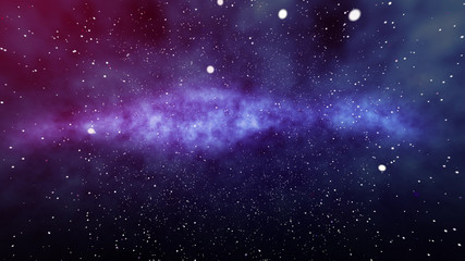 Wall Mural - star field in universe illustration