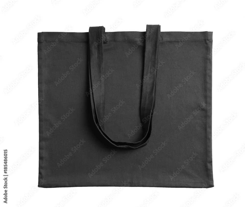 Cotton tote bag on white background. Mockup for design