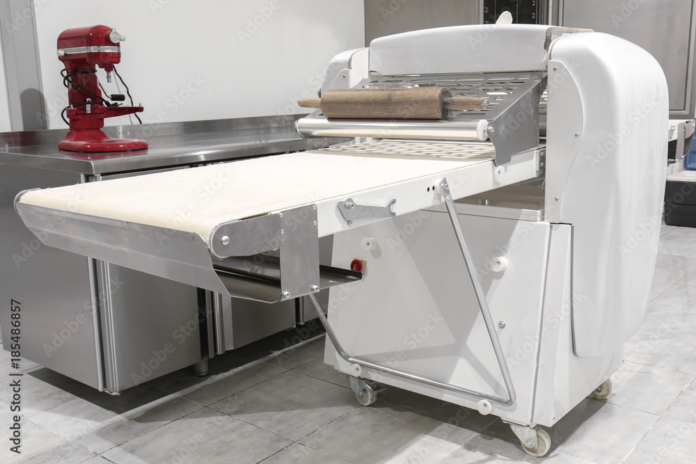 Modern equipment in bakery