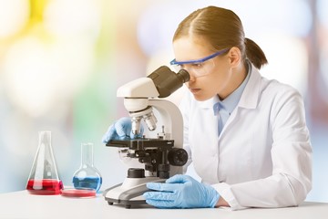 Wall Mural - microscope.
