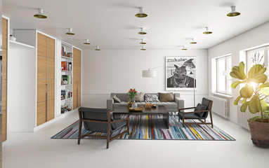 modern living room interior