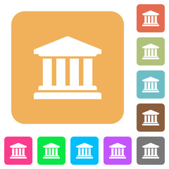 Sticker - University rounded square flat icons