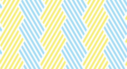 Wall Mural - seamless striped pattern. the yellow and blue summer pattern with stripes. motif for surface design,