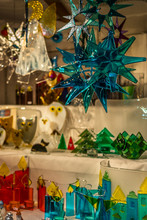 Colorful Glass Christmas Decorations At A Traditional Christmas Market In Switzerland - 3