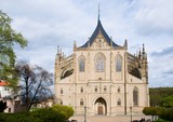 Fototapeta Londyn - Gotic St. Barbara's Church in the historic town Kutna Hora, Central Bohemia, Czech republic