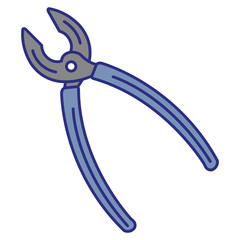 pliers tool isolated icon