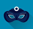 Mardi gras mask icon vector illustration graphic design