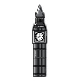 Fototapeta Big Ben - big ben london united kingdom icon image vector illustrationd design 