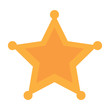 © Gstudio - police sheriff star icon image vector illustration design