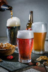 Canvas Print - Different types of beer