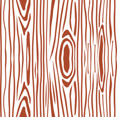 Wall Mural - Seamless pattern  the slice of wood. the structure of the tree, saw cut. Brown Vector illustration.