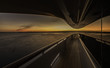 © Thierry Dehove - View of yacht on sea during sunset
