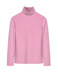 Wall Mural - Pale pink glamour turtleneck jersey isolated