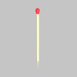 © stockmorrison - Matchstick Isolated on a Light Background