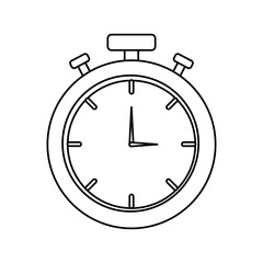 Canvas Print - stopwatch  vector illustration