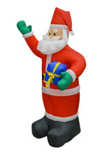 Inflatable Santa Claus Decoration Free Stock Photo - Public Domain Pictures