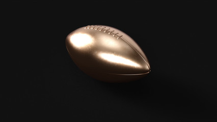 Wall Mural - Bronze American Football / Rugby Ball