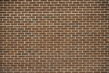 Facade View Of Old Brick Wall Background