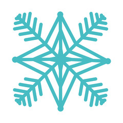 Wall Mural - snow flake design