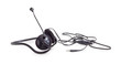 © An-T - Black headset on a white background