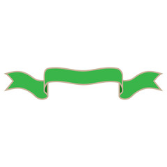 Poster - Ribbon green sign 14.12