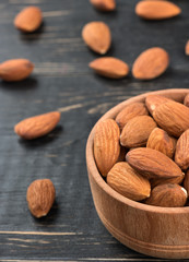 Almonds in a bowl