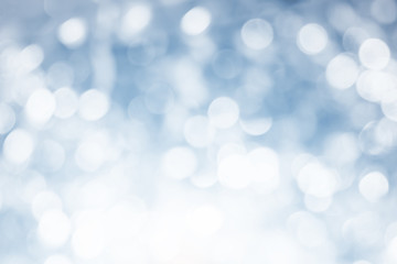 Aufkleber - White gray bokeh background abstract blurred concept copy space shiny blurred lights ,Christmas Background