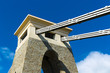Closeup of Detail of Clifton Suspension Bridge, Bristol, Avon, England, UK