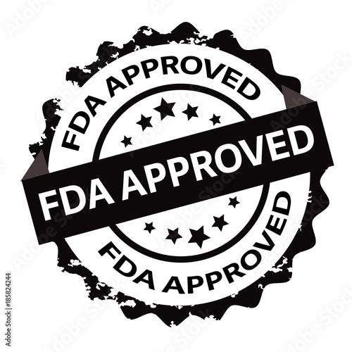 Fda Approved Stamp Sign Seal Stock Vector Adobe Stock
