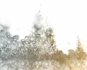 Wall Mural - silver and gold abstract background