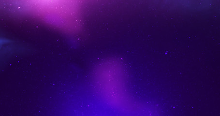 universe with stars, cosmos and deep ultra violet colorful