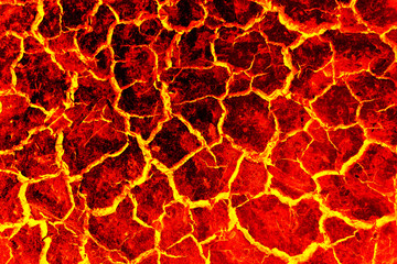 Wall Mural - red lava texture background