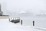 Fototapeta Sypialnia - Snow Covered Baltimore