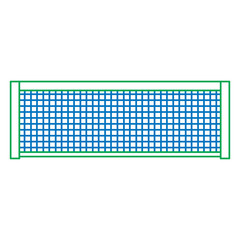 Poster - tennis net icon image vector illustration design 