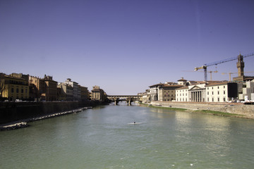 The old bridge of Florence, Italy