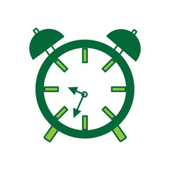 Canvas Print - alarm clock icon image